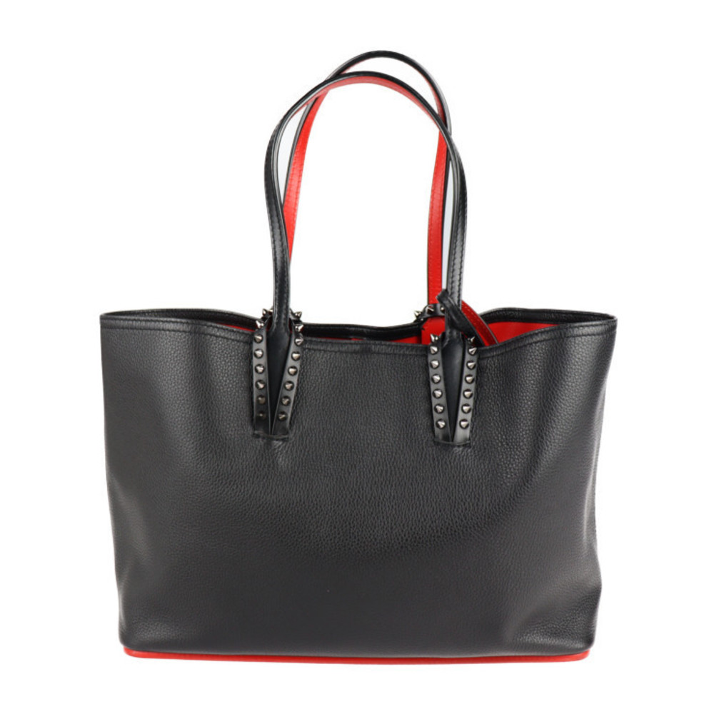 Christian Louboutin Cabata Small Tote Bag Calf Leather Black
